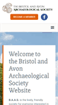 Mobile Screenshot of bristolandavonarchaeology.org.uk